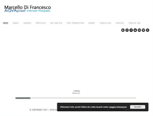 Tablet Screenshot of marcellodifrancesco.com